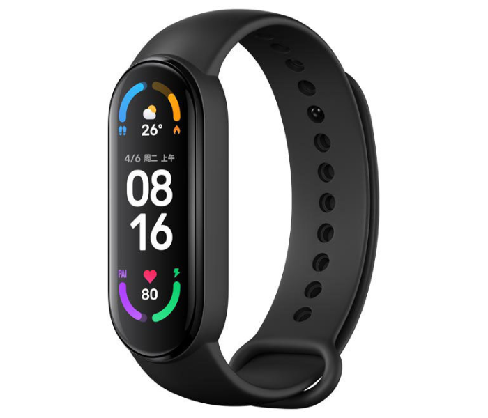 Xiaomi Mi Smart Band 6 With SpO2 Tracking - Black - Zoom Image 1