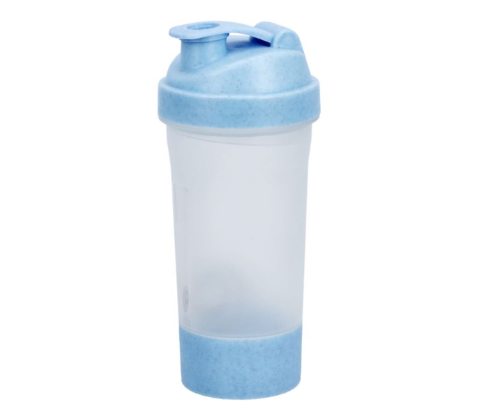 Royalford RF10079 600ml Protein Shaker Bottle- White and Blue - Zoom Image 1