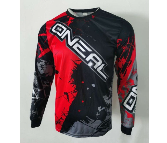 ONEAL2 Sublimated Longsleeves EXTRA LARGE Jersey for Cycling and Scooters - Red - Zoom Image 1