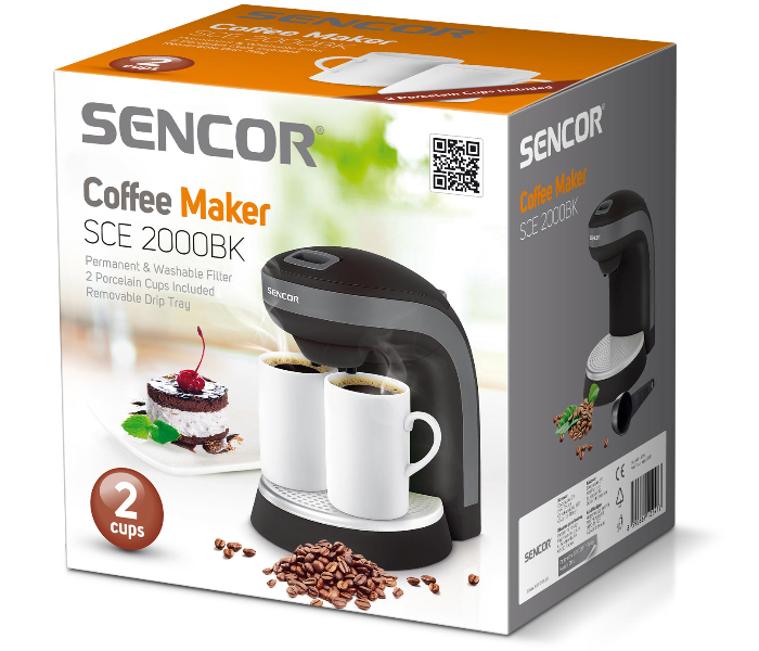 Sencor SCE 2000BK Coffee Maker - Black - Zoom Image 3