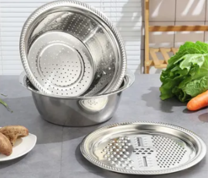germany multifunction stainless steel basin grater slicer wash drain