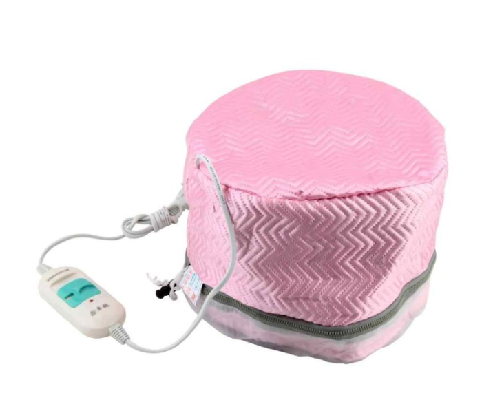 Electronic Suffocated Oil Cap Hair Steamer - Pink - Zoom Image 1