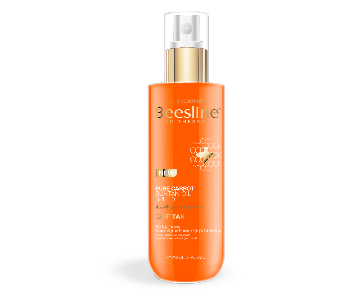 Beesline 200ml SPF10 Pure Carrot Suntan Oil - Zoom Image