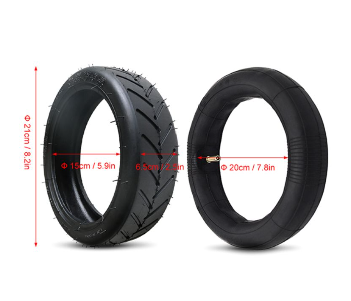 Electric Scooter Tire 8 1/2X2 Outer Tire Inner Tub Front Rear Tyre Set - Zoom Image 2