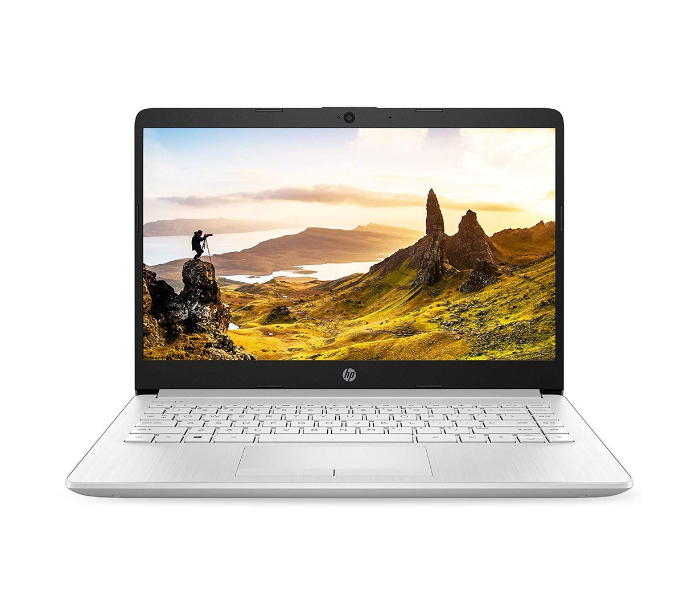 HP 14S-CF3064TU 14 inch FHD Intel Core i5-1035G1 4GB RAM 1TB Windows 10 - Silver - Zoom Image 1