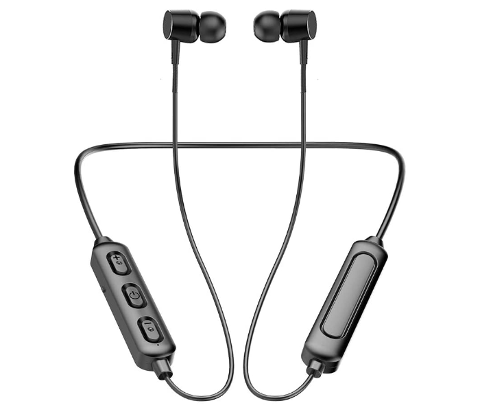 Iends Bluetooth Wireless IE-BT369  Extra Bass in-Ear Headphones - Black - Zoom Image 1