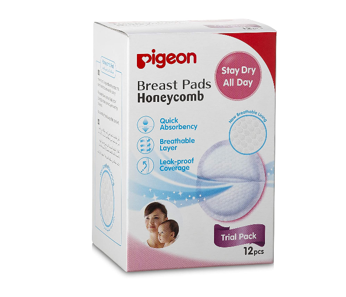 Pigeon 12 Piece Honey Comb Breast Pad - Zoom Image