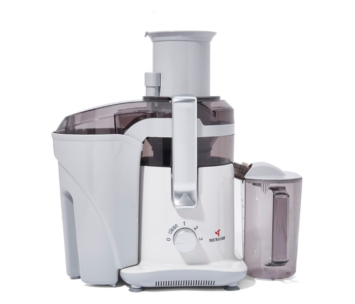 Mebashi ME-JC3004PW 2.0 Liter Juice Extractor 800 Watts With Quick Cleaning Function Silver - Zoom Image