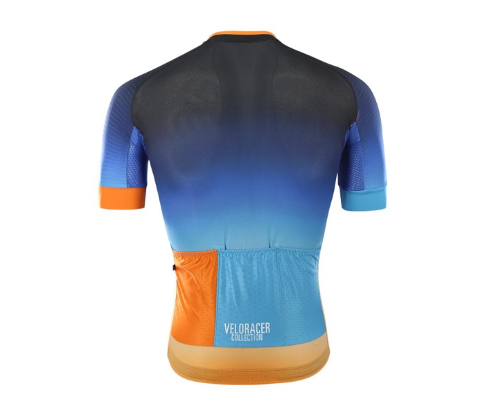 Veloracer Velo Pro 3.0 Jersey Fade XXL- Blue and Orange - Zoom Image 4