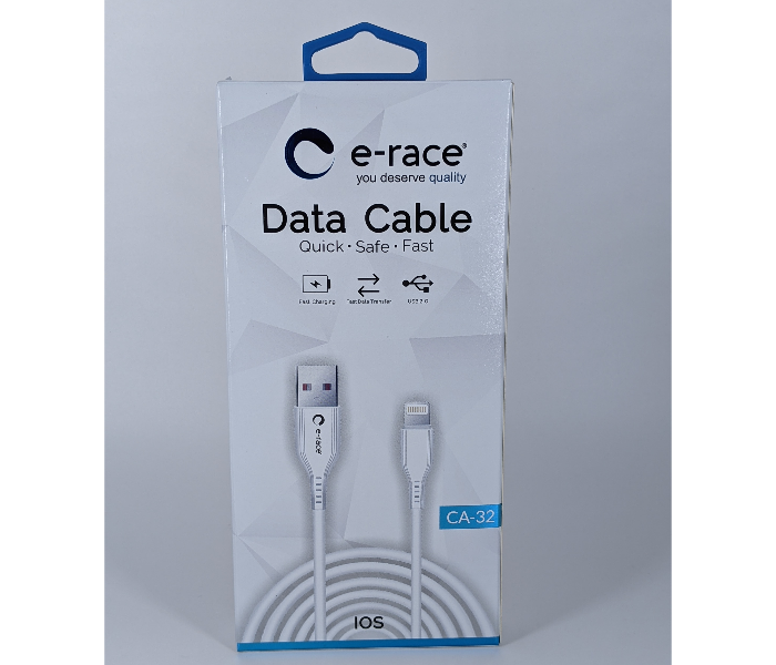 E-Race CA-38 Micro Cable - White - Zoom Image 1