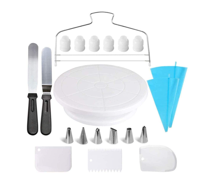 Cake Decorating Turntable Set 21 Piece Multicolour - Zoom Image 1