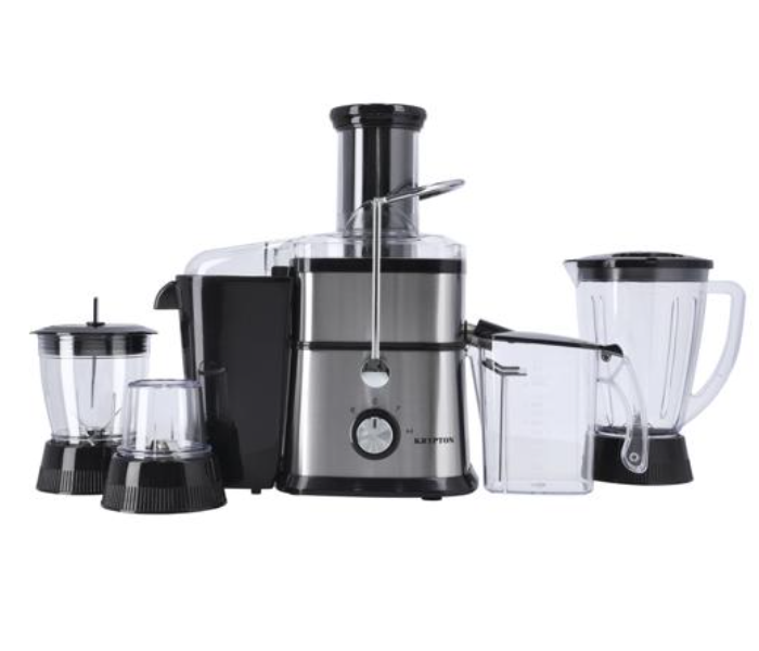 Krypton KNB6225 800W 4-in-1 Multi-Function Food Processor- Silver and Black - Zoom Image 1