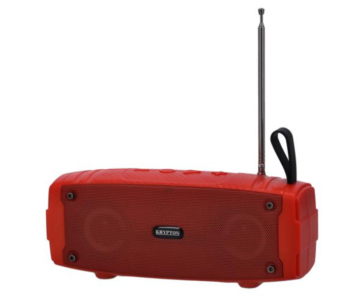 Krypton KNMS5414 Rechargeable Portable Speaker- Red - Zoom Image 2