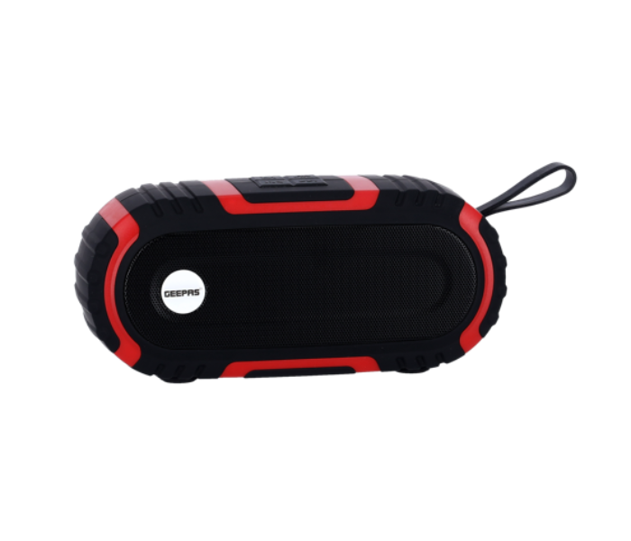 Geepas GMS11180 Rechargeable Bluetooth Speaker - Black and Red - Zoom Image 1