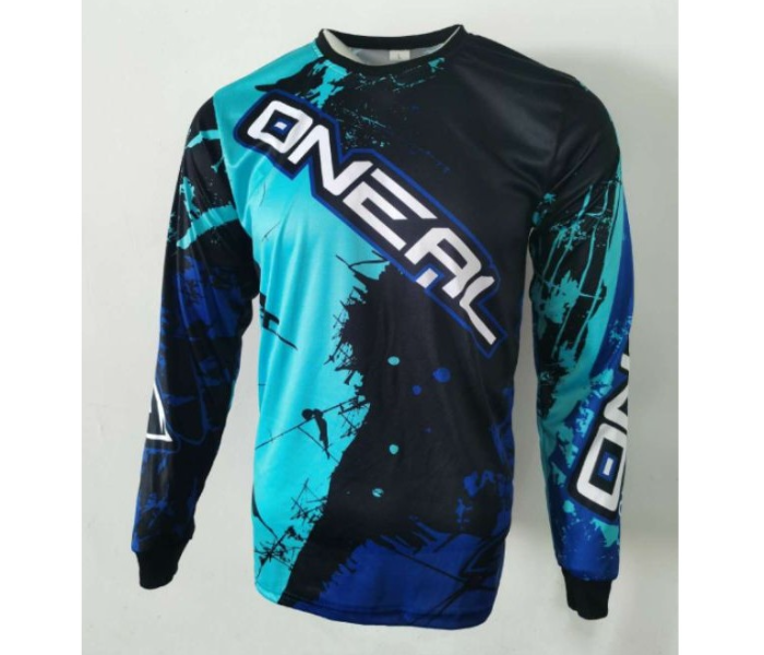 ONEAL2 Sublimated Longsleeves EXTRA LARGE Jersey for Cycling and Scooters - Blue - Zoom Image 1