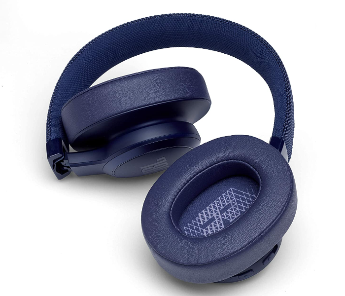 JBL Live 500BT Wireless Over-Ear Headphones - Blue - Zoom Image 3