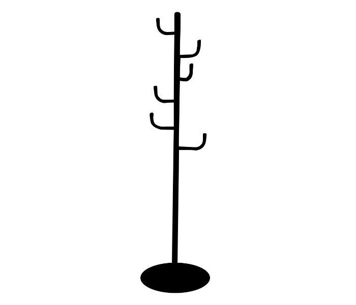 Royalford RF8935 Coat Stand - Black - Zoom Image