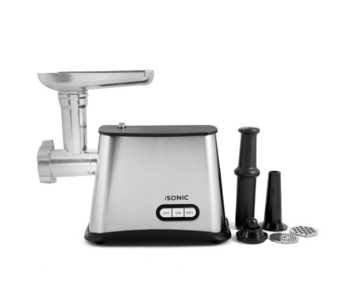 ISonic iMG 575 Electric Meat Grinder - Black and Silver - Zoom Image 2