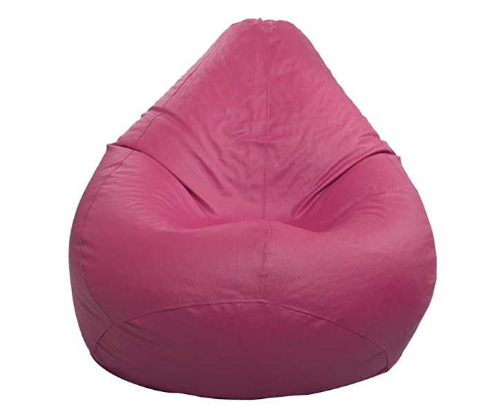 Luxe Decora Comfort 80x80x50centimeter PVC Bean Bag - Pink - Zoom Image