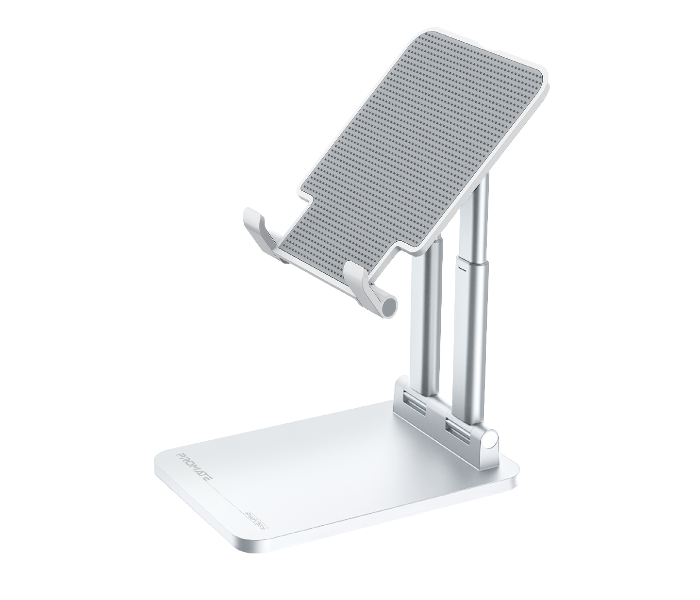 Promate PADVIEW Premium Aluminum Multi-Angle Tablet Stand - White - Zoom Image 1