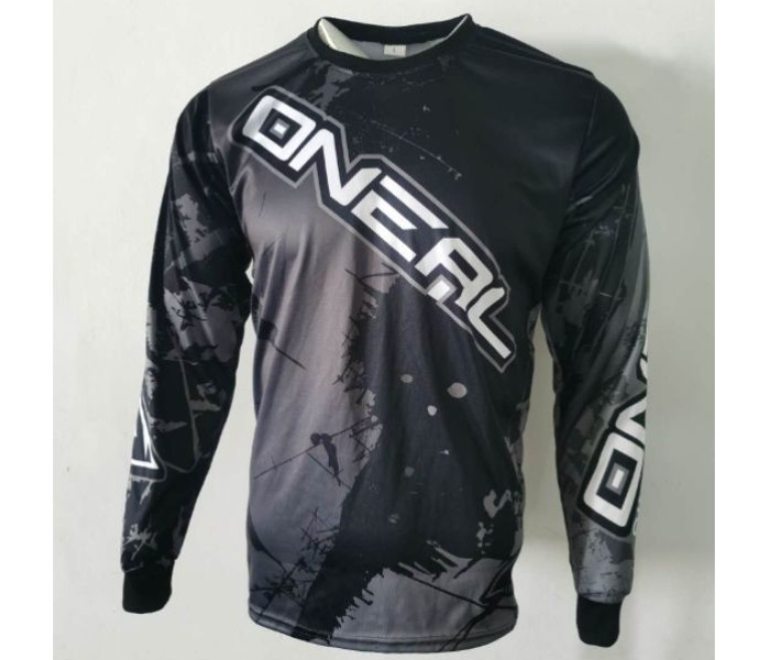 ONEAL2 Sublimated Longsleeves EXTRA LARGE Jersey for Cycling and Scooters - Black - Zoom Image 1