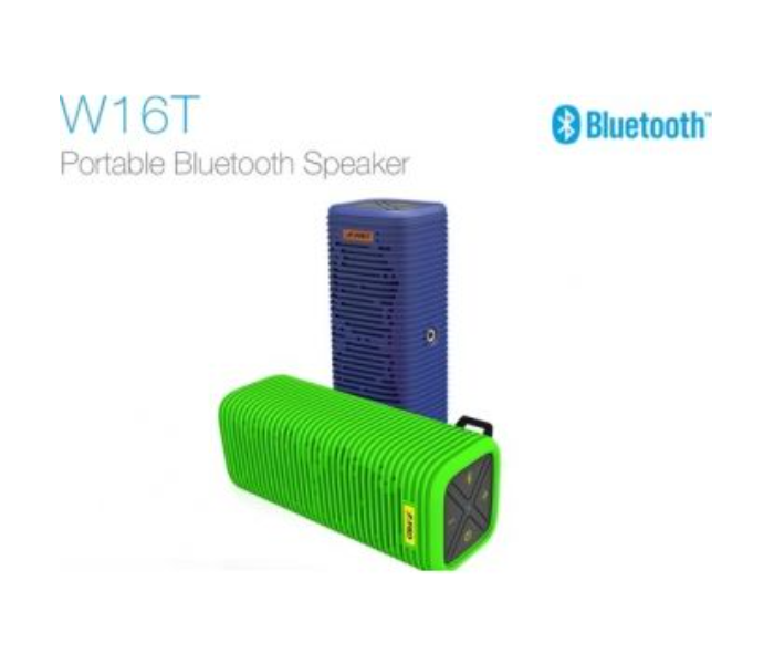 F&D W16T Portable Bluetooth Speaker - Blue and Green - Zoom Image 2