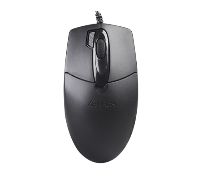 A4TECH OP-730D Wired Mouse - Black - Zoom Image 1