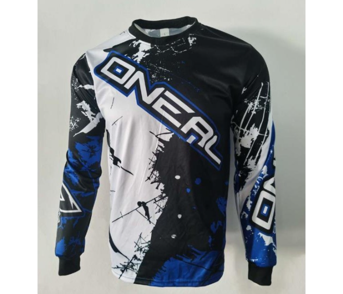 ONEAL2 Sublimated Longsleeves LARGE Jersey for Cycling and Scooters - White - Zoom Image 1