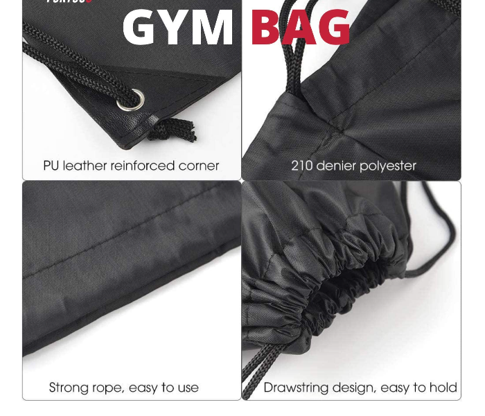 FORTUSS Drawstring Bag Pull Up Assistance Bands Set of 4 with Powerlifting Bands Extra Durable Workout Cross Training Exercise Bands Door Anchor and Handles Stretch Resistance Band Mobility  - Zoom Image 4