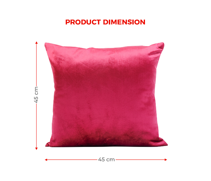 Parry Life PLCH9954R Decorative Velvet Cushion Pillow- Red - Zoom Image 3