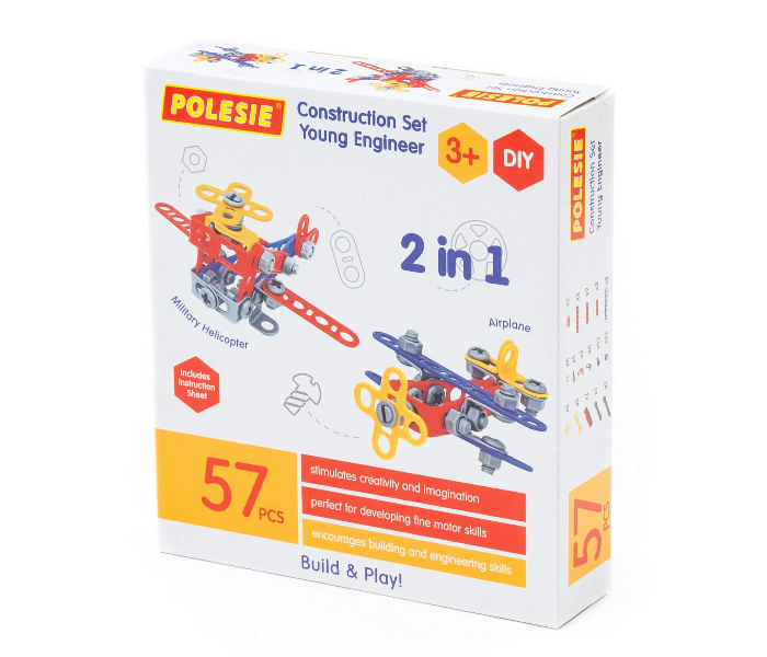 Polisie ATTP72962 57 Pieces Construction set Young Engineer Toy for Kids - Zoom Image 1