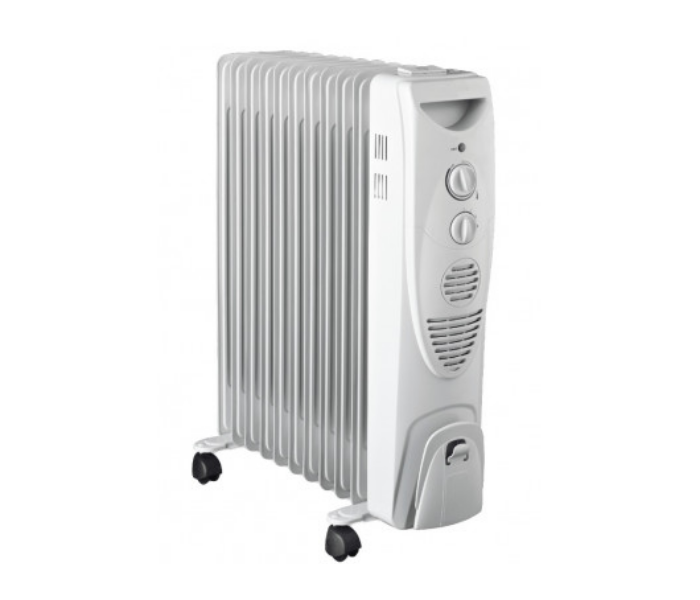 Dots OH-15F 2400W Oil Filled Radiator Heater - White - Zoom Image