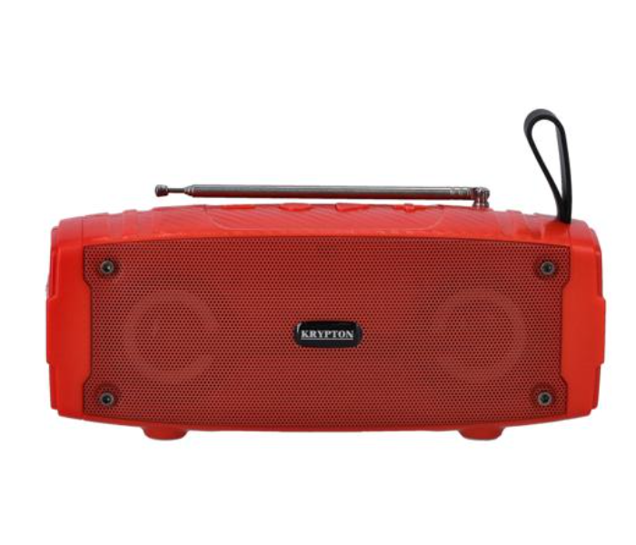 Krypton KNMS5414 Rechargeable Portable Speaker- Red - Zoom Image 1