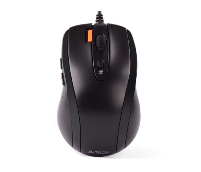 A4TECH N-70 Wired Mouse - Black - Zoom Image 1