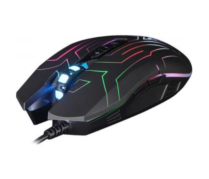 A4TECH X77 Oscar Neon Gaming Mouse - Black - Zoom Image 2