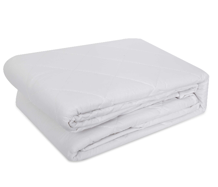 Parry Life PLMP7056 Terry Cotton Waterproof Mattress Protector- White - Zoom Image 3