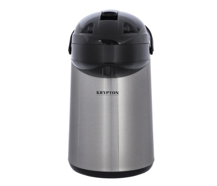 Krypton KNVF6269 Airpot Flask 3.5 liter- Silver and Black - Zoom Image 1