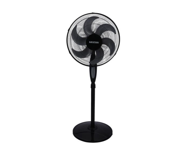 Krypton KNF6159 16Inch Stand Fan with Remote Control- Black - Zoom Image 1