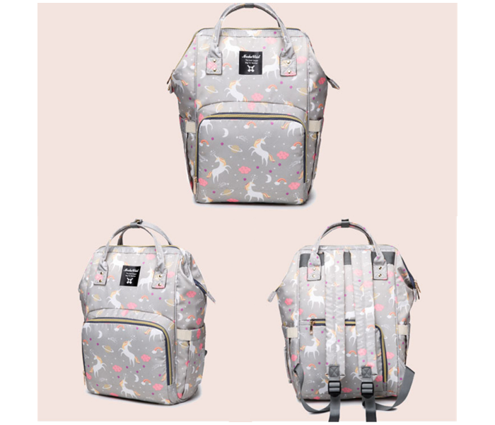 Kidle 8806 Unicorn Printed Waterproof Multifunctional Large Capacity Backpack - Pink - Zoom Image 3