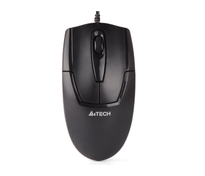 A4TECH OP-540 Wired Mouse - Black - Zoom Image 1