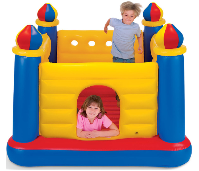 Intex 48259 175.3 x 175.3 x 134.6cm Inflatable Floor Jump – Blue - Zoom Image 1