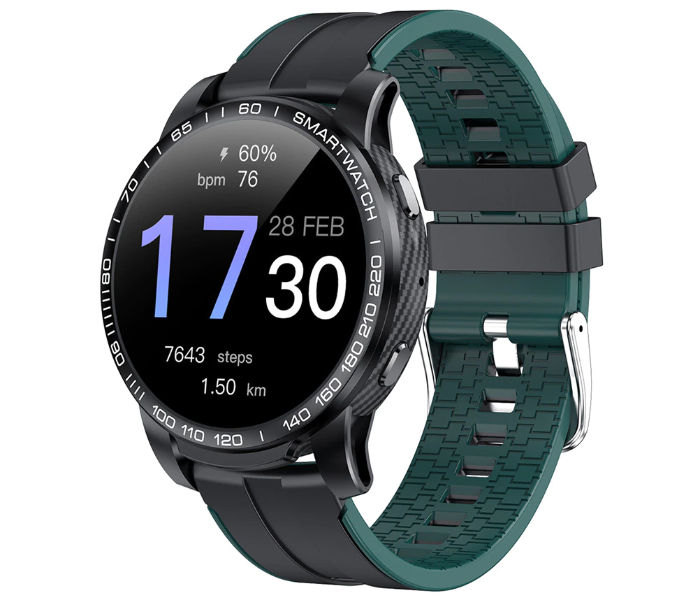 GW20 Round Screen Smart Watch With BT Call,Heart Rate Weather Sleep Monitoring Message Push Calories Step Vs DT78 - Green - Zoom Image 1