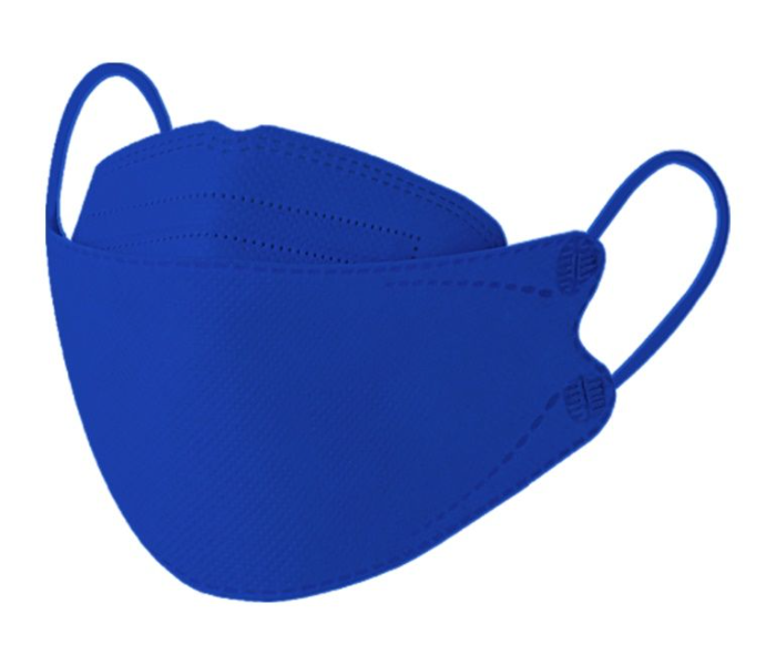 KF94 10 Pcs 3D Face Safety Mask for Adult Protection Filter Efficiency - Dark Blue - Zoom Image