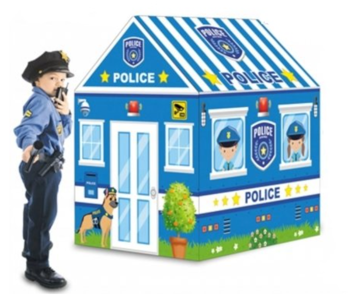 Vavas Kids Play Tent Police House - Blue - Zoom Image 1