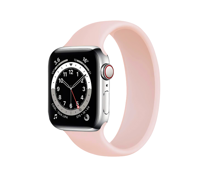 Promate LOOP-40L 38mm or 40mm Large Solo Loop Strap for Apple Watch - Pink - Zoom Image 1