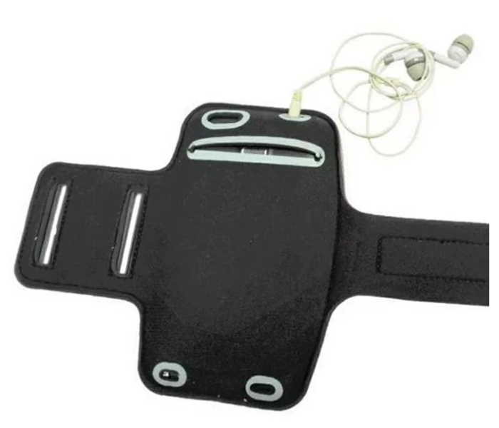 Universal Running Sports Armband Pouch with Phone Holder - Black - Zoom Image 6