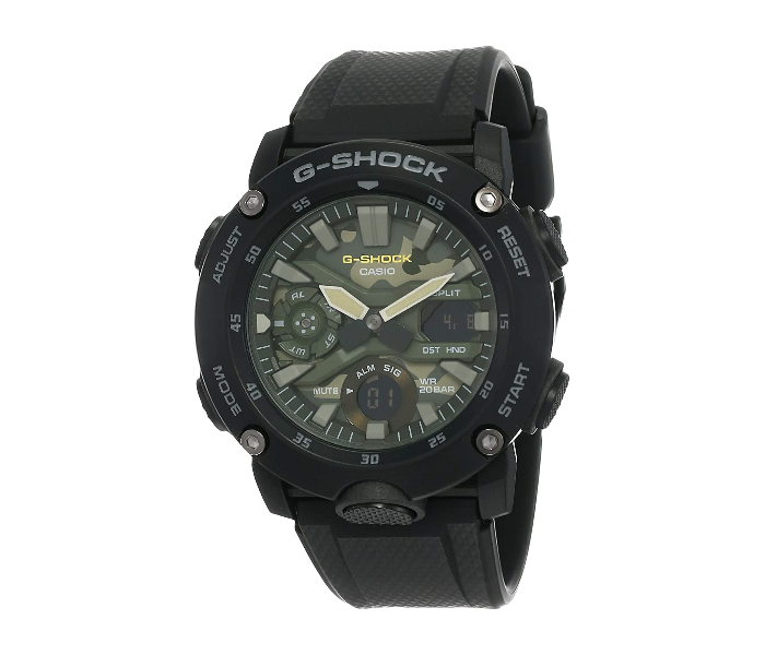 Casio GA-2000SU-1ADR G-Shock Carbon Core Guard Analogue Digital Watch for Men - Black - Zoom Image 1