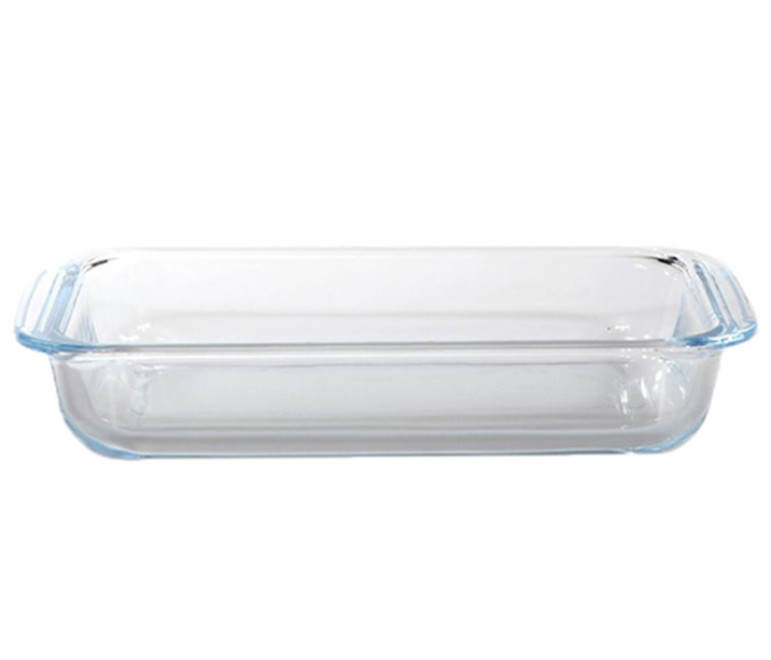 Royalford RF8803 Borosilicate Glass Rectangular Baking Tray - 3 Pieces - Zoom Image 2