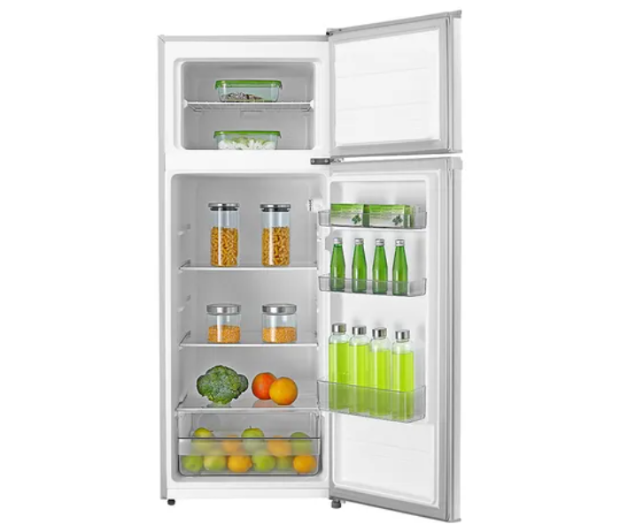 Evvoli EVRFM-207LS 290 Liters Double Door Refrigerator - Silver - Zoom Image 3