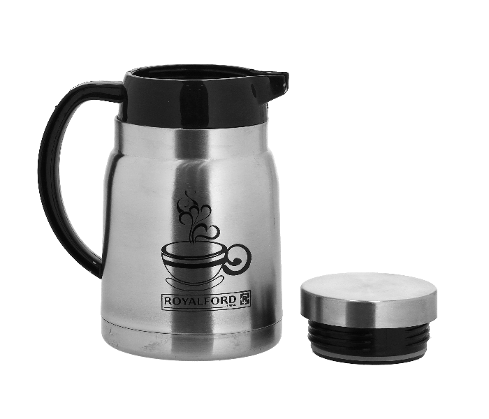 Royalford RF10004 400ML Montage SS Coffee Pot – Silver and Black - Zoom Image 2